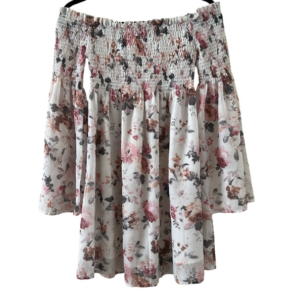 Dresses & Skirts - Off Shoulder Floral Dress
